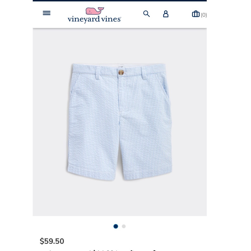 Vineyard Vines Stretch Seersucker Breaker Shorts